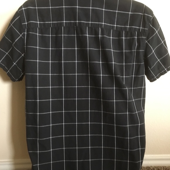 Black & White J Ferrar Collared Slim Shirt - Picture 4 of 4